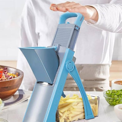mandoline cuisine tranche en batonnets juste en poussant le levier