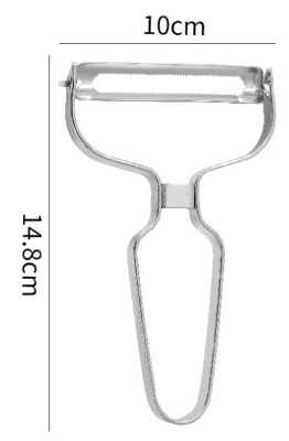 Econome grande taille en acier inoxydable