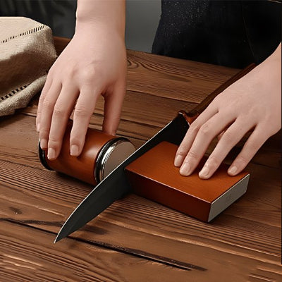 Aiguiseur couteau avec double surface d'affûtage