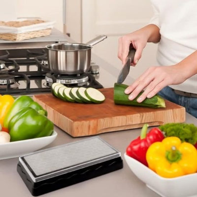 Aiguiseur couteau base antidérapante pour assurer une stabilité optimale 