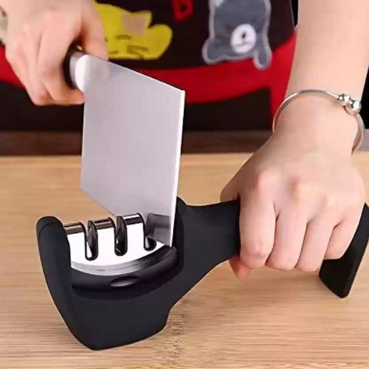 aiguiseur couteau poignée antidérapante et base stable