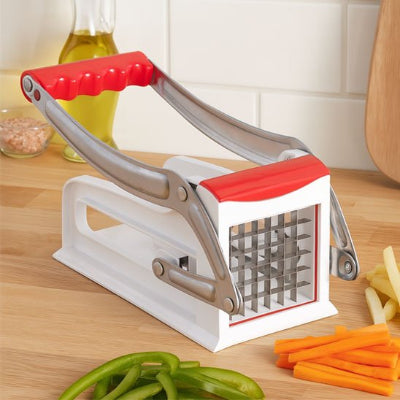 Coupe frite ergonomique et base antiderapant