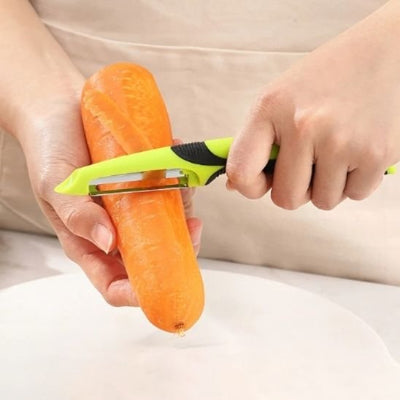 Eplucheur permet d'éplucher dans les deux sens 