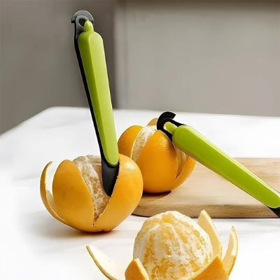 Eplucheur spatule pour séparer la peau de la chair après découpe