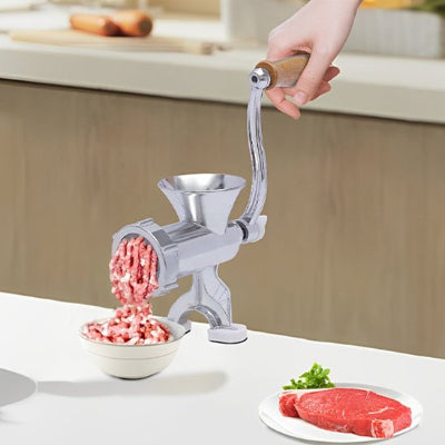 Hachoir a viande pour transformer viandes, légumes et autres aliments en textures hachées uniformes