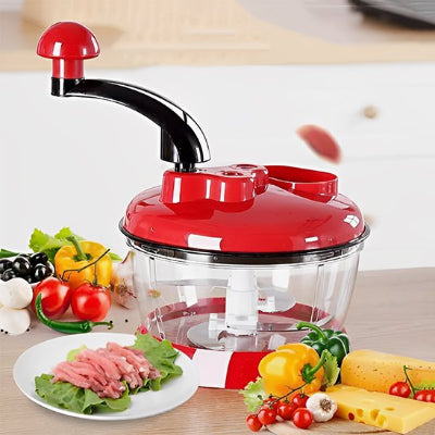 hachoir avec bol transparent permet de contrôler la finesse du hachage en temps réel