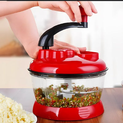 hachoir avec lames rotatives intégrées