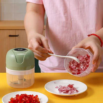 Hachoir electrique  pour les légumes frais, la viande et les herbes aromatiques