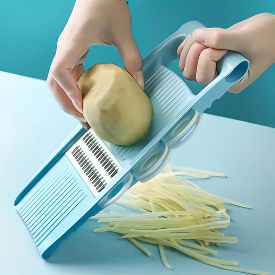 Mandoline cuisine avec poignée ergonomique pour une prise en main confortable